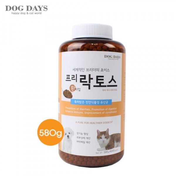 프리락토스 천연 식물성 유산균(환타입) 580g