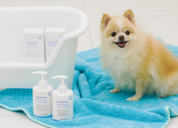 페오펫몰,[큐어바이케어] 클렌징 스파 펫 샴푸 & 트리트먼트 SET