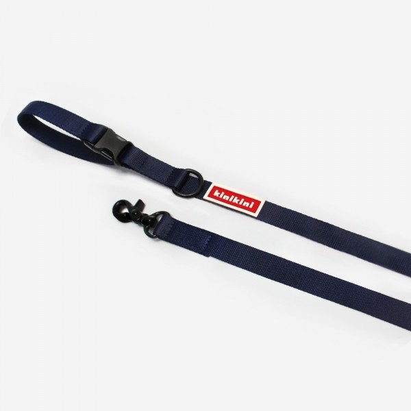 페오펫몰,[무럭무럭특가] 키니키니 시그니처 로고 리쉬-네이비(리드줄)