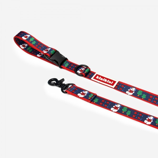 페오펫몰,키니키니 READING MOOMOO LEASH-NAVY(리드줄)