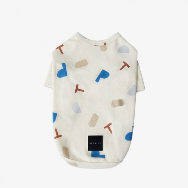 페오펫몰,페딕트 오가닉 프린트 반팔 티셔츠 PETER (S~2XL) [최저가]