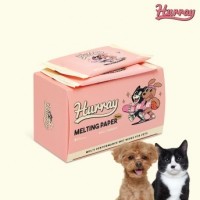 [허레이] 멜팅페이퍼 포터블 50매 [강아지&고양이 겸용 물티슈]