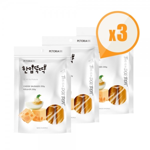 페오펫몰,펫토리아  한입뚝딱 국내산 강아지 치즈간식 x3개 묶음(치즈볼 임박 25.01.23)