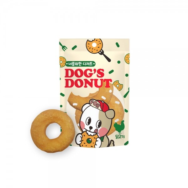 페오펫몰,너를위한디저트 도너츠껌 닭고기 100g