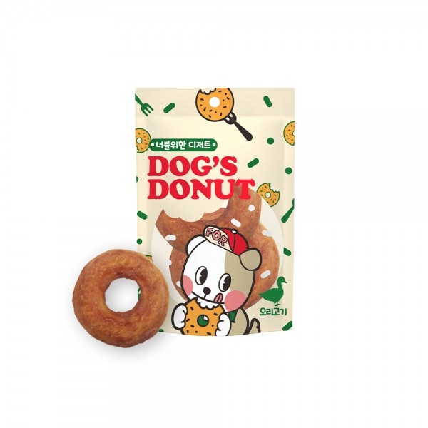 페오펫몰,너를위한디저트 도너츠껌 오리고기 100g