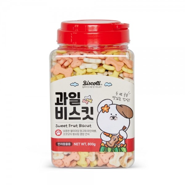 페오펫몰,[멤버십 비밀가격][더주스] 비스코티 천연과일비스킷 800g(통)