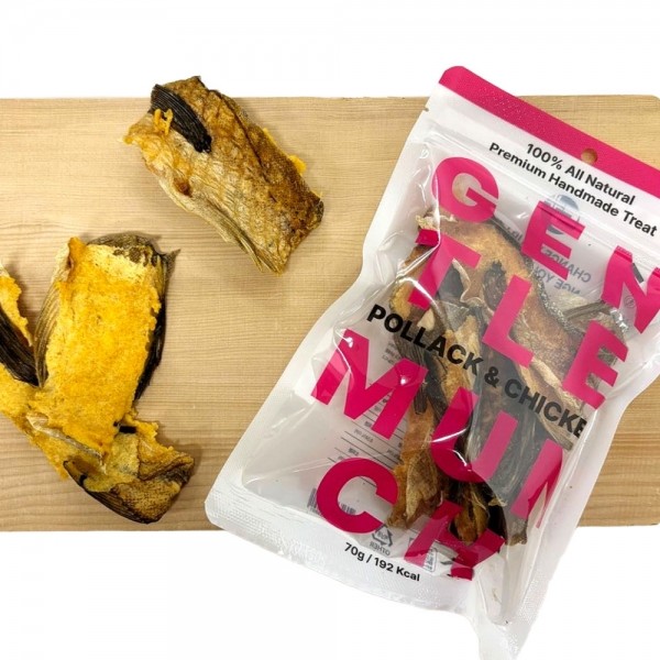 [감사특가] 오플 프리미엄 강아지 핸드메이드간식 젠틀먼치 닭고기 70g