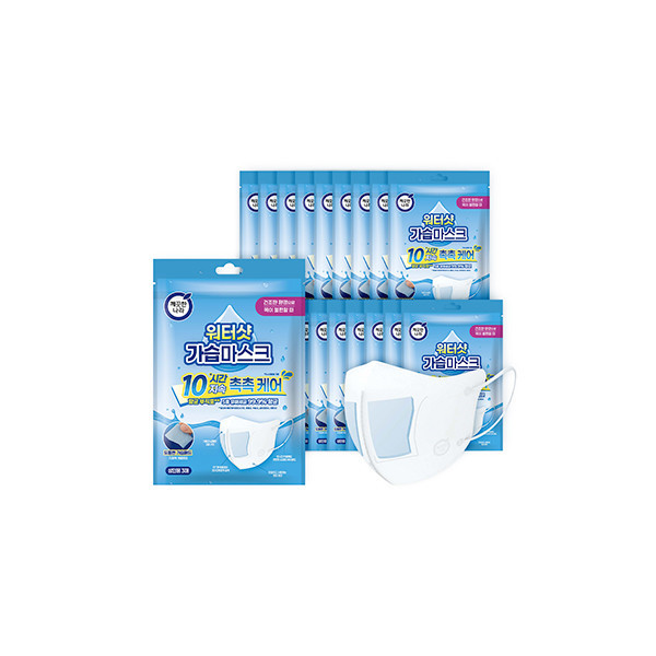 페오펫몰,[따스한특가]깨끗한나라 워터샷 가습마스크 3매입 20개(60매)