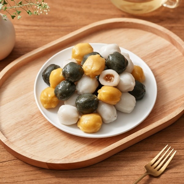 페오펫몰,[더바른떡][새해특가] 삼색꿀떡 480g 개별포장