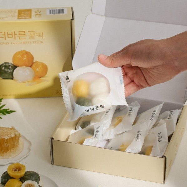 페오펫몰,[더바른떡][새해특가] 삼색꿀떡 480g 개별포장
