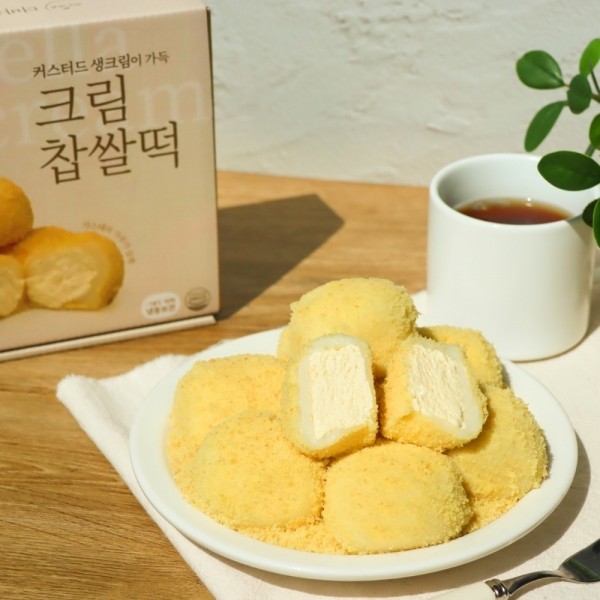 페오펫몰,[반려인혜택][더바른떡] 크림찹쌀떡 600g