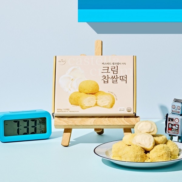 페오펫몰,[반려인혜택][더바른떡] 크림찹쌀떡 600g