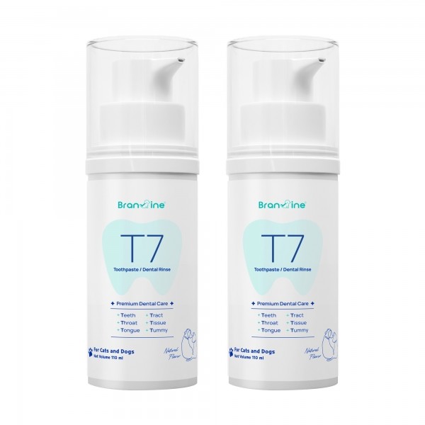 페오펫몰,브랜바인 강아지 고양이 치약 T7 입냄새 구취 제거 치주염 유산균 효소