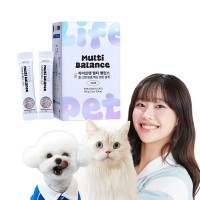 [감사특가]라이프펫 강아지 고양이 종합영양제 멀티밸런스 시니어 노견 비타민 30포