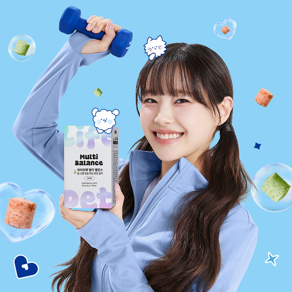 페오펫몰,[감사특가]라이프펫 강아지 고양이 종합영양제 멀티밸런스 시니어 노견 비타민 30포