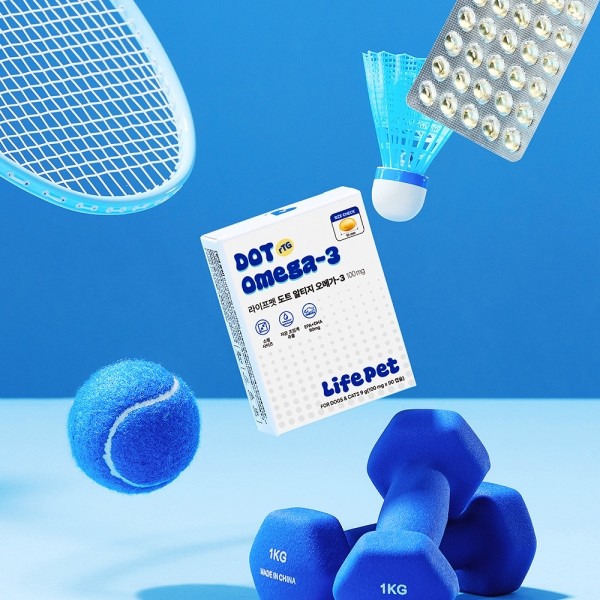 페오펫몰,[감사특가]라이프펫 강아지 고양이 도트 알티지 오메가3 100mg 90캡슐