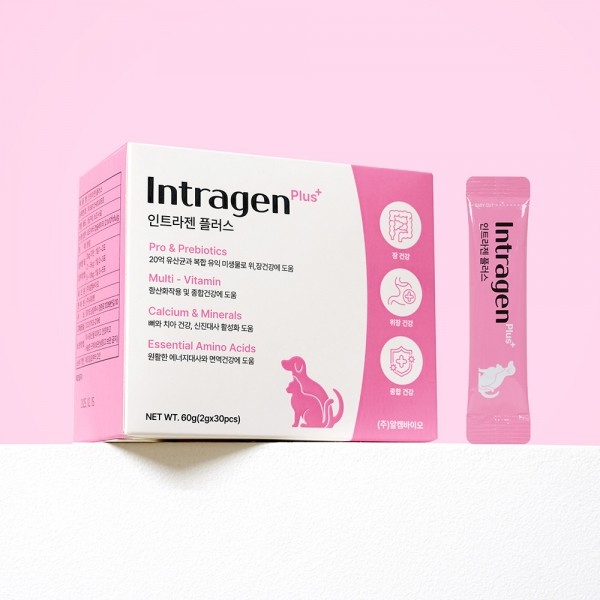 페오펫몰,인트라젠 플러스 강아지 고양이 유산균 30p