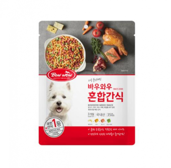 페오펫몰,[바우와우] 혼합간식 350g [최저가]