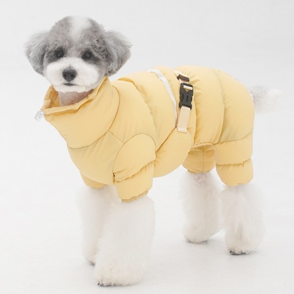 볼륨 업 올인원 발열 패딩 V2 (버터옐로우)