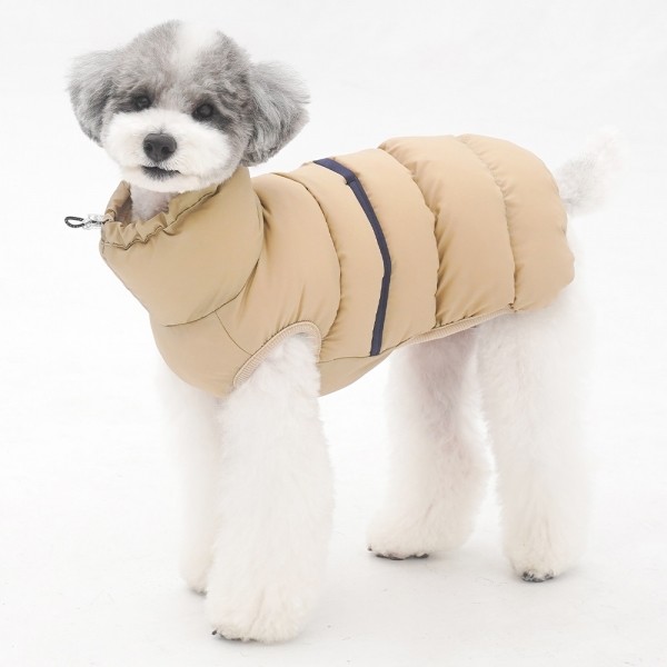 페오펫몰,볼륨 업 조끼 발열 패딩 V2 (베이지)