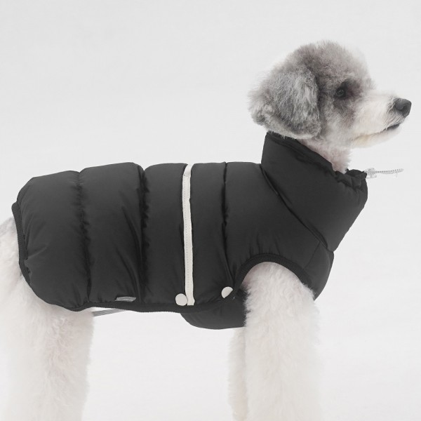 페오펫몰,볼륨 업 조끼 발열 패딩 V2 (블랙)