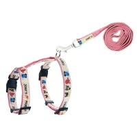 [펫츠컴퍼니] 조이 캣 하네스 세트 15mm (색상랜덤) [반려동물]