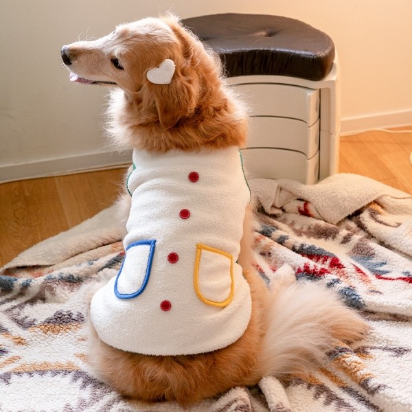 페오펫몰,스캠퍼 팔레트 버튼 베스트 [크림]