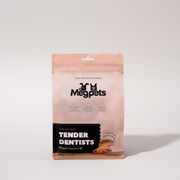 페오펫몰,[멤버십 비밀가격] [메그펫츠] 텐더 덴티스트 비건 덴탈츄21P 147g [최저가]