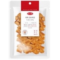 [바우와우] 촉촉큐브 육포 300g [반려동물]