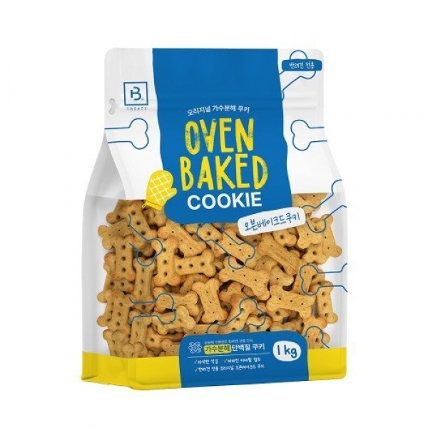페오펫몰,[멤버십 비밀가격][브리더랩] 오븐베이크드쿠키 1kg [반려동물]