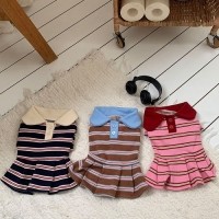 [멤버십 비밀가격][코코아허니] 카라스트라이프원피스 [최저가]