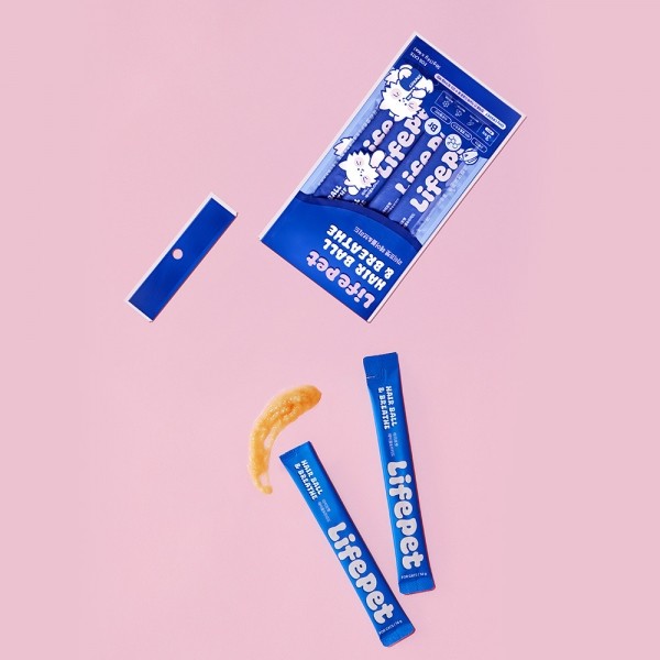 페오펫몰,[라이프펫][설날특가] 기호성 테스트 맛보기 고양이 헤어볼 영양제 기관지 호흡기 구토 츄르 4p