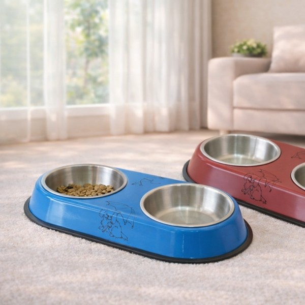 페오펫몰,레드퍼피 마르뜨 2구 식기 식기 애견식기 강아지식기 식기 밥통 밥그릇