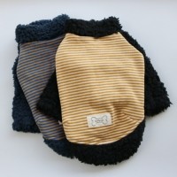 [멤버십 비밀가격][코코아허니] 줄무늬후리스긴팔티 [최저가]