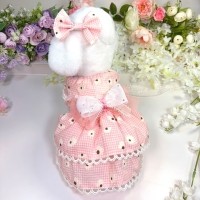 플로피이얼스[꽃길특가]핑크데이지 엘라스틱 드레스