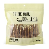 [멤버십 비밀가격][더주스] 띵독 스틱껌 오리 600g (대포장)