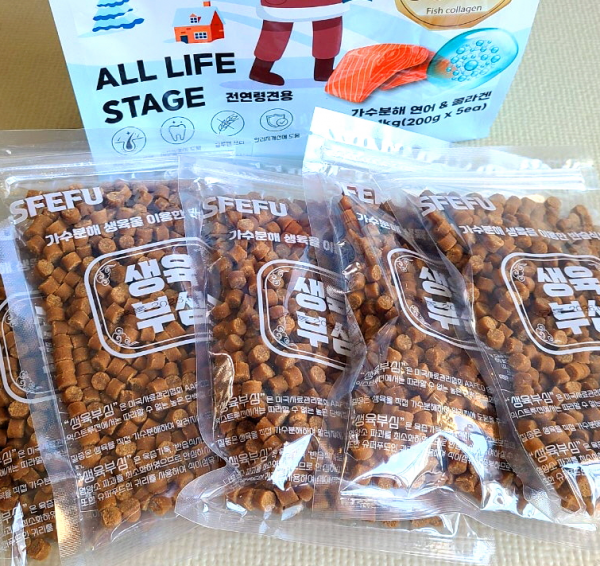 페오펫몰,[스페푸] 생육부심 소프트사료 1kg 소간+황태
