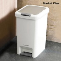 마켓플랜 푸쉬업 다용도 대용량 페달 쓰레기통