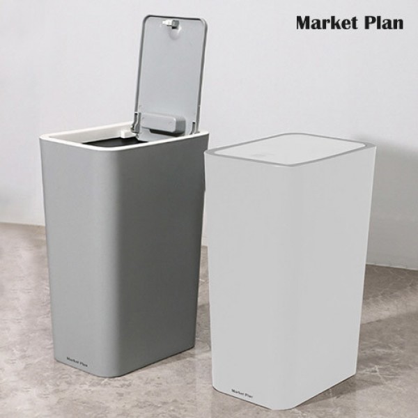 페오펫몰,마켓플랜 심플라인 대용량 원터치 쓰레기통