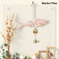 마켓플랜 다용도 우드 명태 현관 도어벨