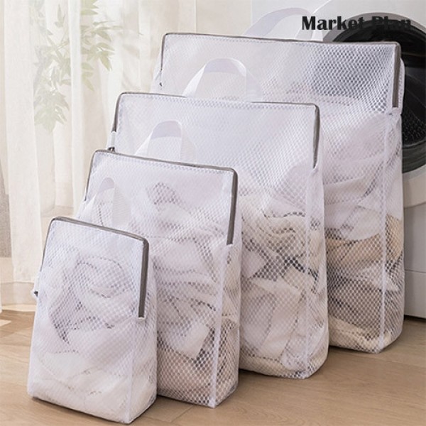 페오펫몰,마켓플랜 스퀘어 다용도 메쉬 세탁망 4종 세트