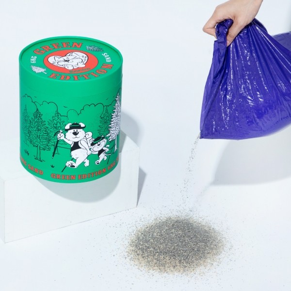 페오펫몰,[보니코] 그린에디션 모래 (벤토+편백+카사바 / 6kg*2개)