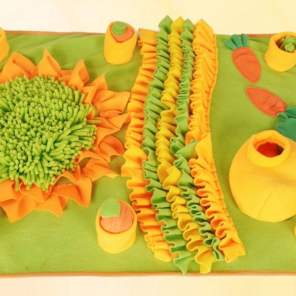 페오펫몰,크레용펫 강아지 노즈워크 매트 장난감 당근밭 후각놀이