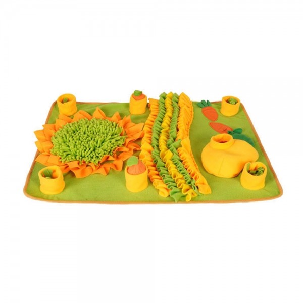 페오펫몰,크레용펫 강아지 노즈워크 매트 장난감 당근밭 후각놀이