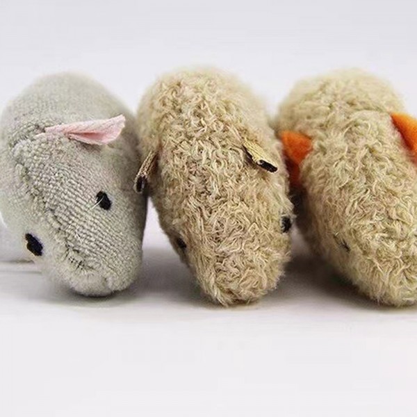페오펫몰,크레용펫 고양이 쥐 인형 3p 세트 사냥 장난감