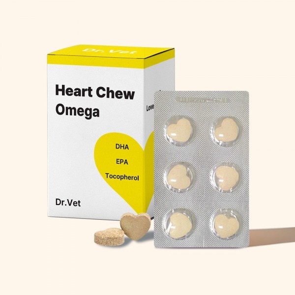 페오펫몰,닥터벳 하트츄 오메가3 영양제 30정