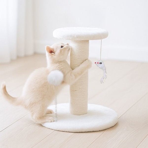 페오펫몰,크레용펫 미니 베이비 스크래쳐 캣타워 (2color)