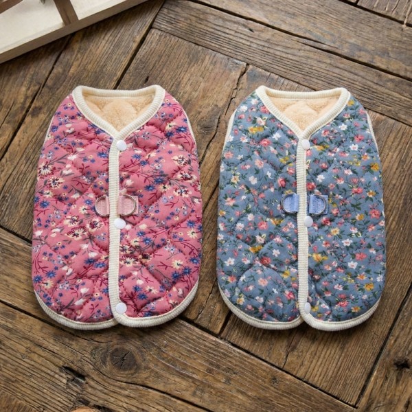 페오펫몰,크레용펫 할머니 김장조끼 누빔 겨울옷