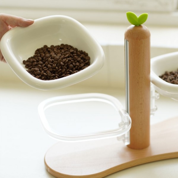 페오펫몰,[설날특가]크레용펫 프리미엄 맞춤핏 듀얼볼 높이조절 식기