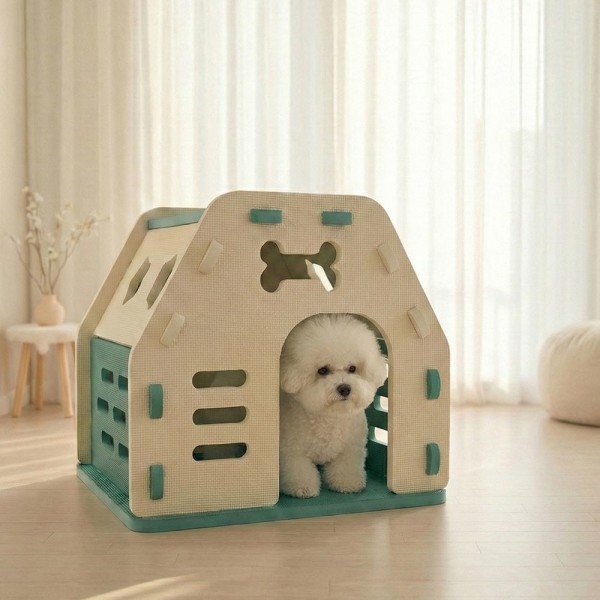 페오펫몰,[설날특가]크레용펫 코지 폼 하우스 대형 강아지 집